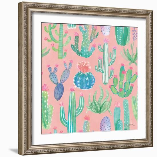 Bohemian Cactus Step 01D-Mary Urban-Framed Art Print