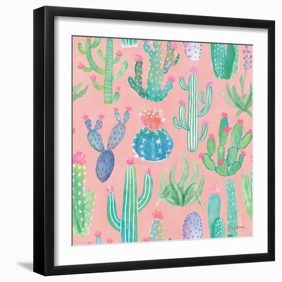 Bohemian Cactus Step 01D-Mary Urban-Framed Art Print