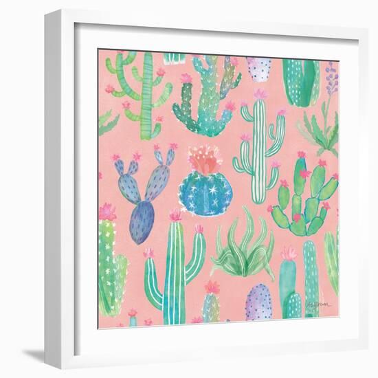 Bohemian Cactus Step 01D-Mary Urban-Framed Art Print