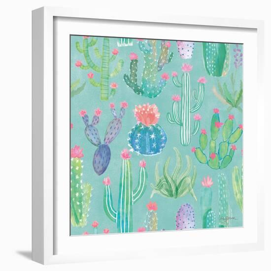 Bohemian Cactus Step 01E-Mary Urban-Framed Art Print