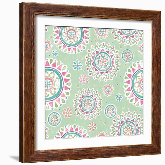 Bohemian Cactus Step 03C-Mary Urban-Framed Art Print