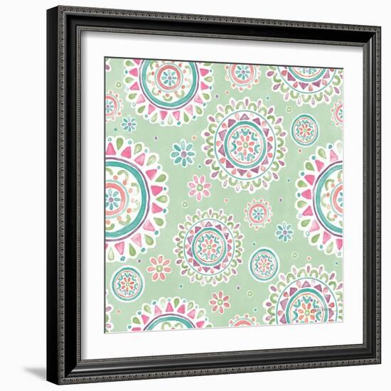 Bohemian Cactus Step 03C-Mary Urban-Framed Art Print