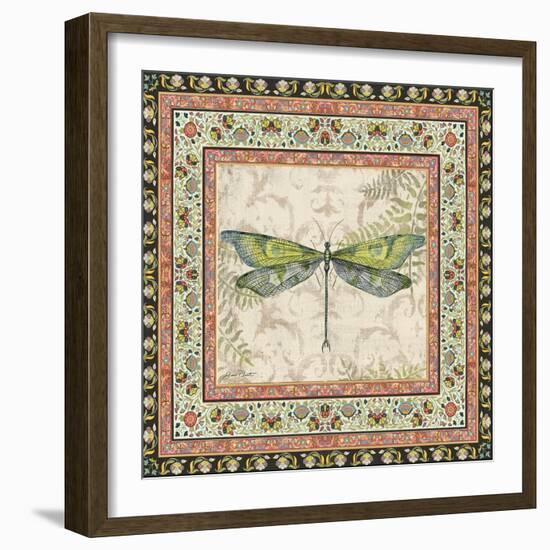 Bohemian Dragonfly-B-Jean Plout-Framed Giclee Print
