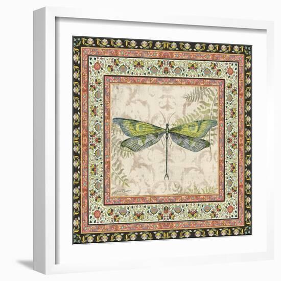 Bohemian Dragonfly-B-Jean Plout-Framed Giclee Print