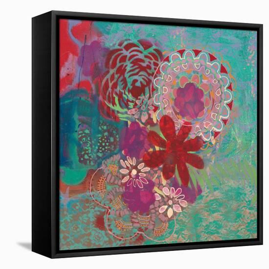 Bohemian Flowers-Jeanne Wassenaar-Framed Stretched Canvas