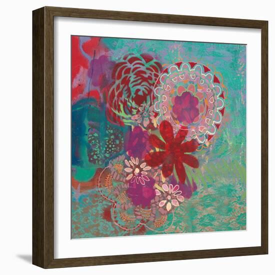 Bohemian Flowers-Jeanne Wassenaar-Framed Art Print