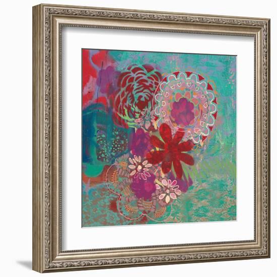 Bohemian Flowers-Jeanne Wassenaar-Framed Art Print