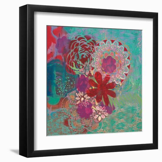 Bohemian Flowers-Jeanne Wassenaar-Framed Art Print