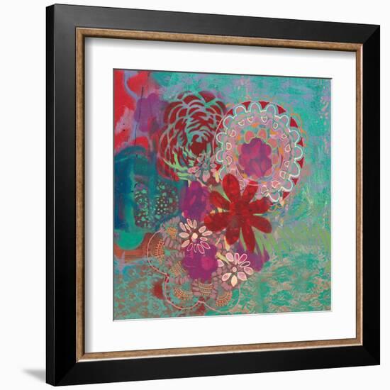 Bohemian Flowers-Jeanne Wassenaar-Framed Art Print