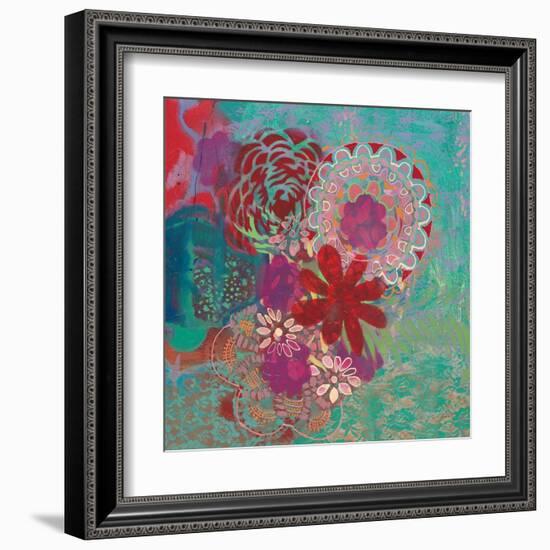 Bohemian Flowers-Jeanne Wassenaar-Framed Art Print