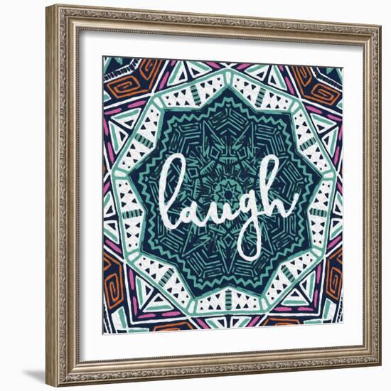 Bohemian Laugh-Jace Grey-Framed Art Print