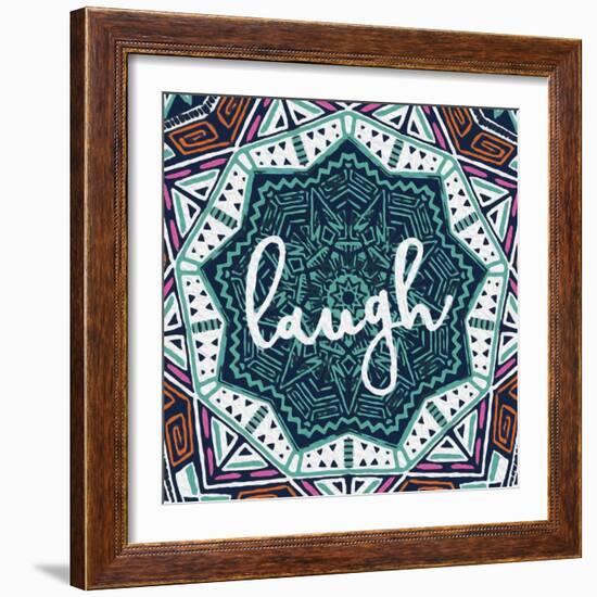 Bohemian Laugh-Jace Grey-Framed Art Print