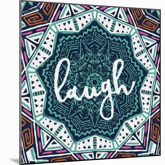 Bohemian Laugh-Jace Grey-Mounted Art Print