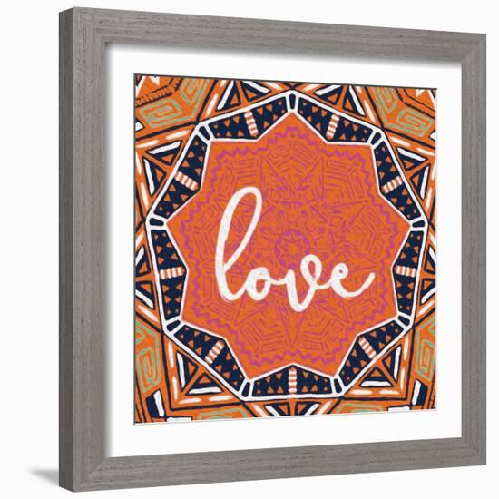 Bohemian Love-Jace Grey-Framed Art Print