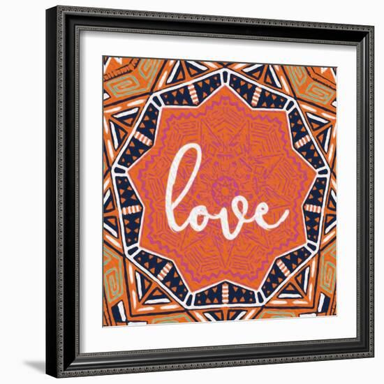 Bohemian Love-Jace Grey-Framed Art Print