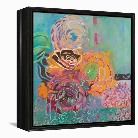 Bohemian Posies-Jeanne Wassenaar-Framed Stretched Canvas