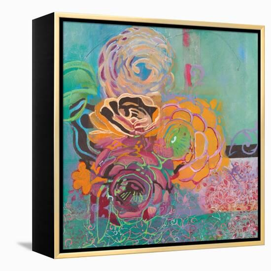 Bohemian Posies-Jeanne Wassenaar-Framed Stretched Canvas