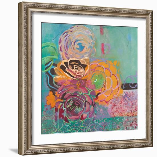 Bohemian Posies-Jeanne Wassenaar-Framed Art Print