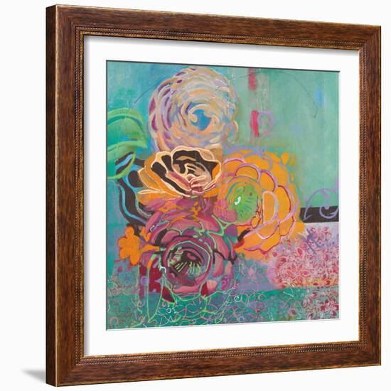 Bohemian Posies-Jeanne Wassenaar-Framed Art Print