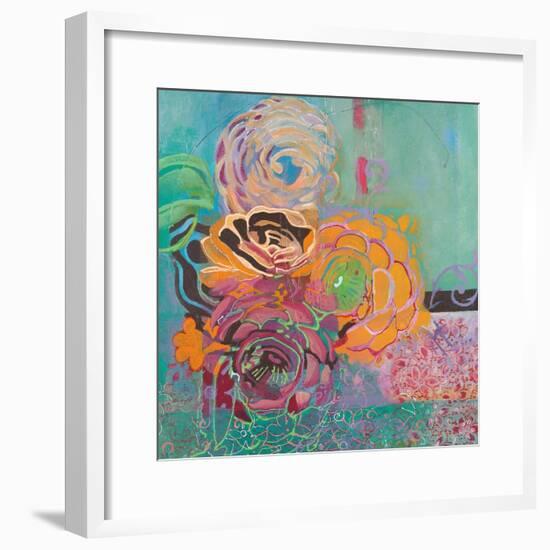 Bohemian Posies-Jeanne Wassenaar-Framed Art Print