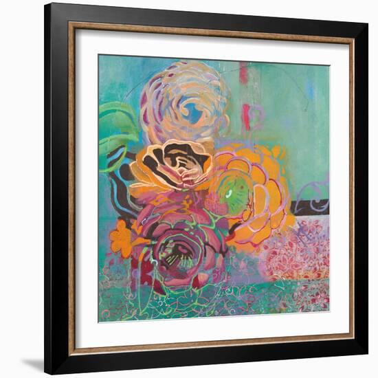 Bohemian Posies-Jeanne Wassenaar-Framed Art Print