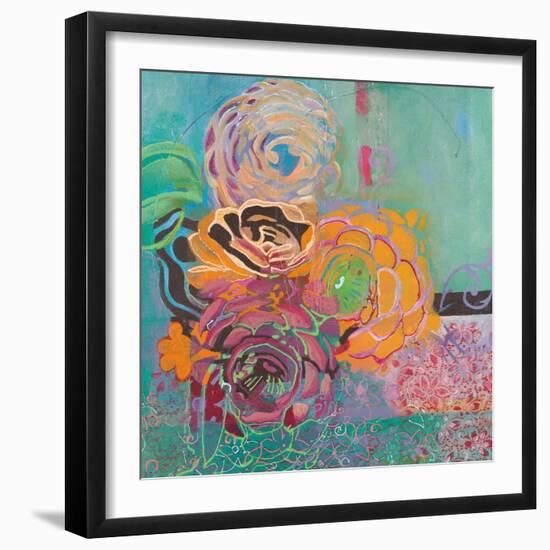 Bohemian Posies-Jeanne Wassenaar-Framed Art Print