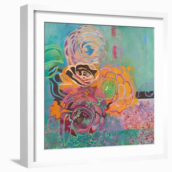 Bohemian Posies-Jeanne Wassenaar-Framed Art Print