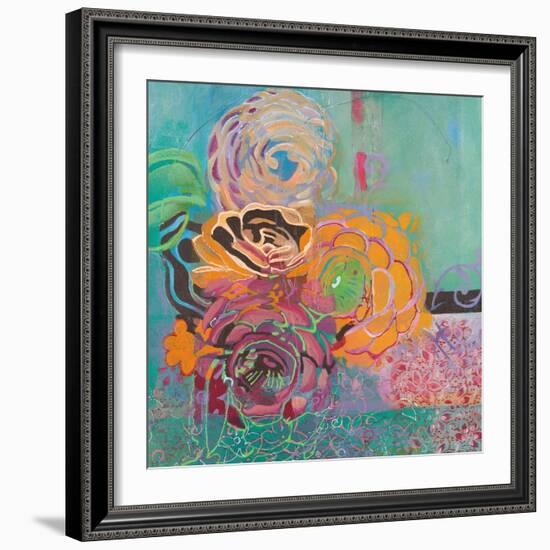 Bohemian Posies-Jeanne Wassenaar-Framed Art Print