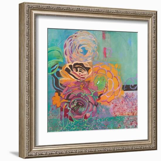 Bohemian Posies-Jeanne Wassenaar-Framed Art Print