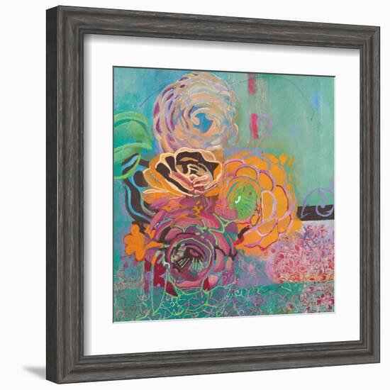 Bohemian Posies-Jeanne Wassenaar-Framed Art Print