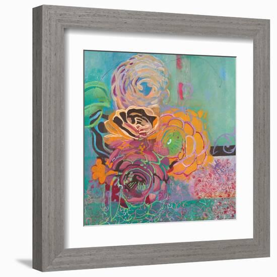 Bohemian Posies-Jeanne Wassenaar-Framed Art Print