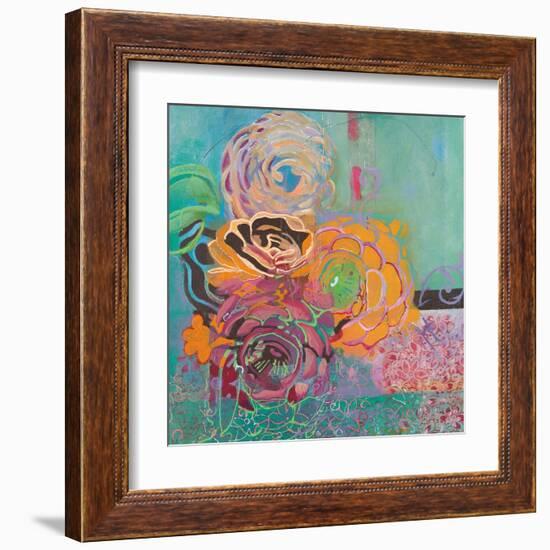 Bohemian Posies-Jeanne Wassenaar-Framed Art Print