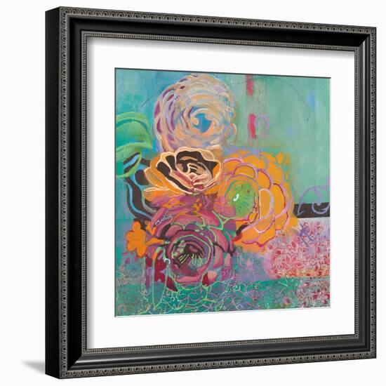 Bohemian Posies-Jeanne Wassenaar-Framed Art Print