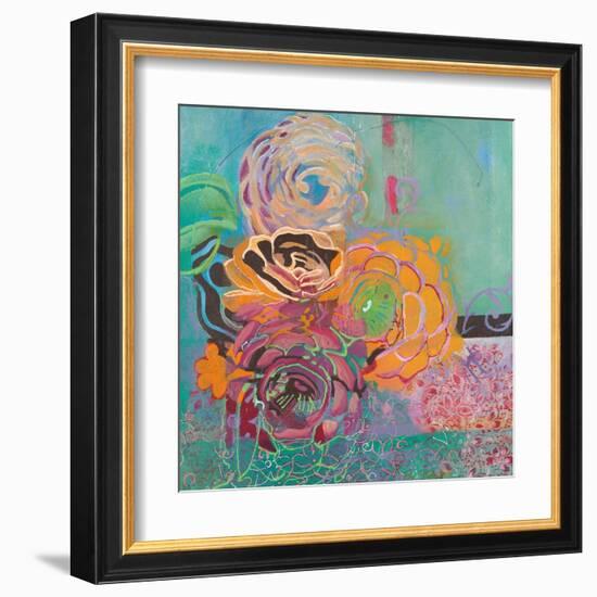 Bohemian Posies-Jeanne Wassenaar-Framed Art Print