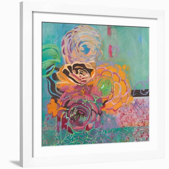 Bohemian Posies-Jeanne Wassenaar-Framed Giclee Print