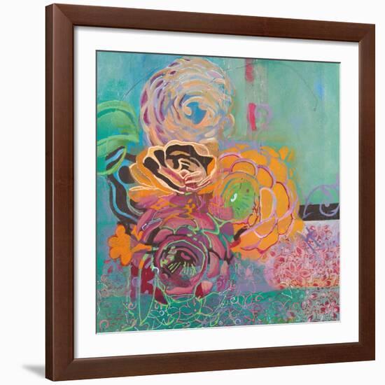 Bohemian Posies-Jeanne Wassenaar-Framed Giclee Print