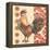 Bohemian Rooster II-Kimberly Poloson-Framed Stretched Canvas