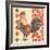 Bohemian Rooster II-Kimberly Poloson-Framed Art Print