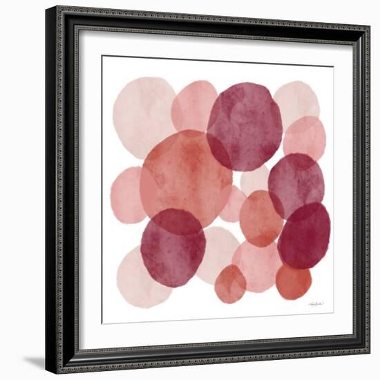 Bohemian Watercolor Dots-Angela Bawden-Framed Art Print