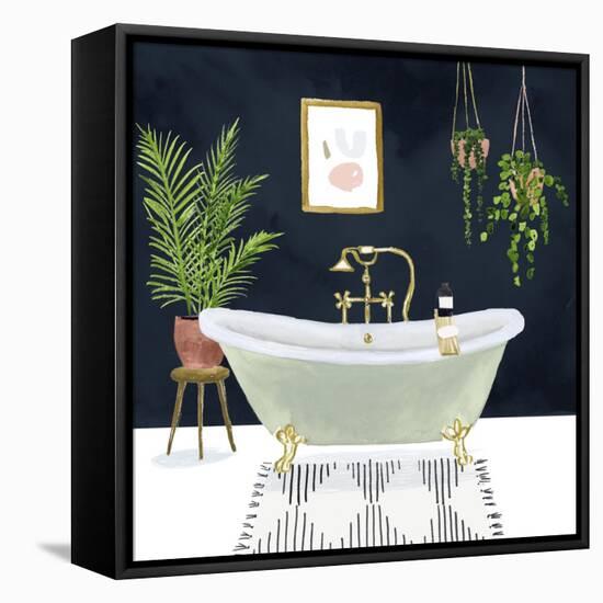 Boho Bath I-Victoria Borges-Framed Stretched Canvas