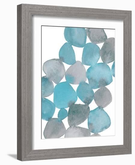 Boho Beautiful I Blue-Moira Hershey-Framed Art Print