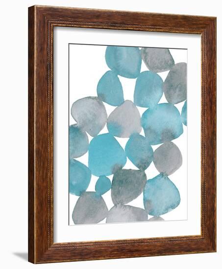 Boho Beautiful I Blue-Moira Hershey-Framed Art Print