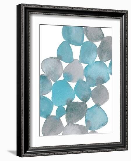 Boho Beautiful I Blue-Moira Hershey-Framed Art Print