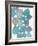 Boho Beautiful II Blue-Moira Hershey-Framed Art Print