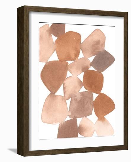 Boho Beautiful II Brown-Moira Hershey-Framed Art Print