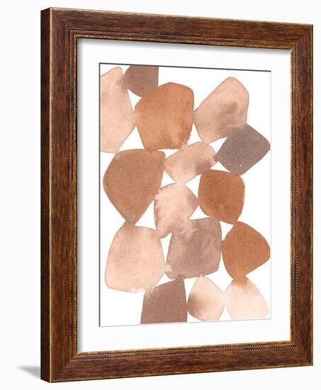 Boho Beautiful II Brown-Moira Hershey-Framed Art Print