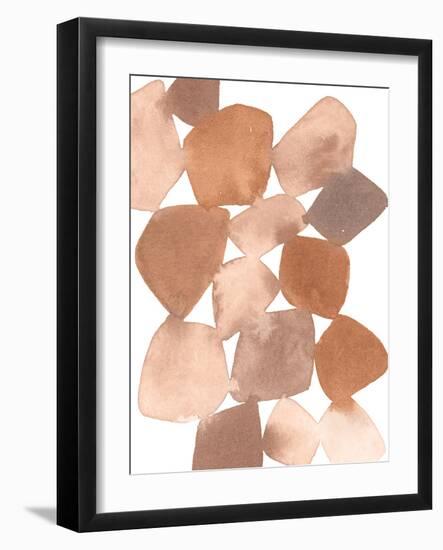 Boho Beautiful II Brown-Moira Hershey-Framed Art Print