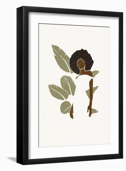 Boho Bird of Paradise Leaves I-Yuyu Pont-Framed Art Print