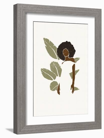 Boho Bird of Paradise Leaves I-Yuyu Pont-Framed Art Print