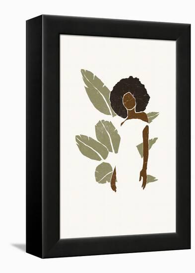 Boho Bird of Paradise Leaves I-Yuyu Pont-Framed Stretched Canvas